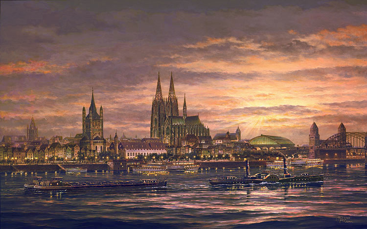 Cologne on the Rhine / remarqued (Paul McGehee)