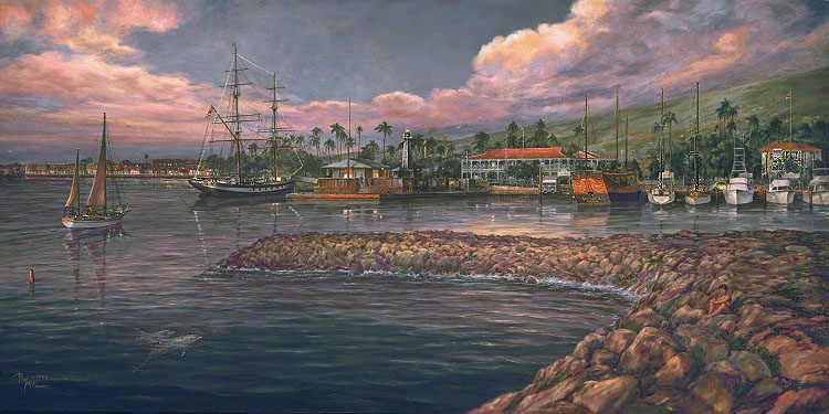 Lahaina Harbor at Twilight (Paul McGehee)