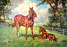 Mare and Foal (Ignace Konrad)