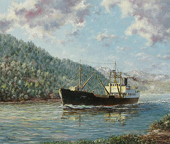 Norwegian Freighter "Hornelen" (Paul McGehee)