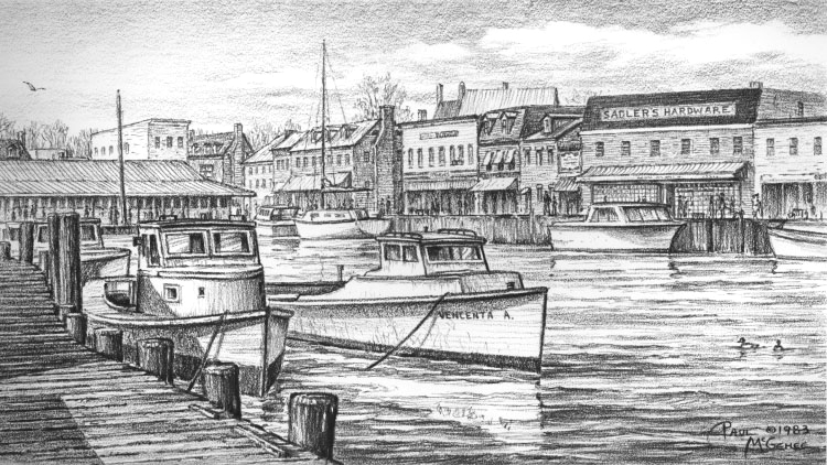The City Dock - Annapolis (Paul McGehee)