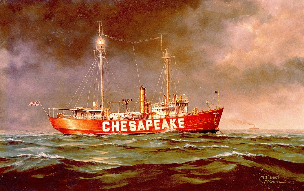 Lightship "Chesapeake" On Station