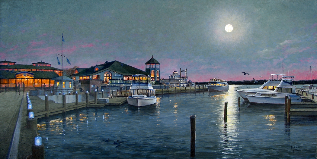 Alexandria - The Waterfront by Moonlight (Paul McGehee)