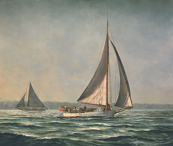 Skipjacks in Tangier Sound (Paul McGehee)