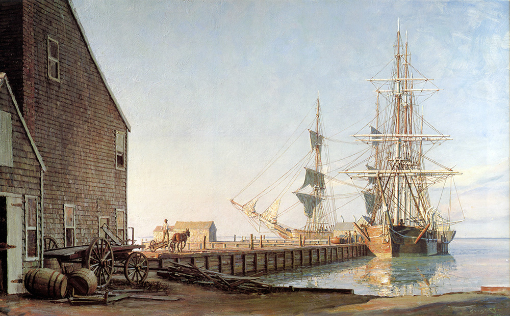 Nantucket - Straight Wharf (John Stobart)