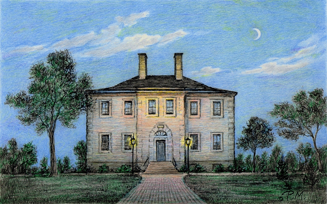 The Carlyle House by Moonlight (Paul McGehee)